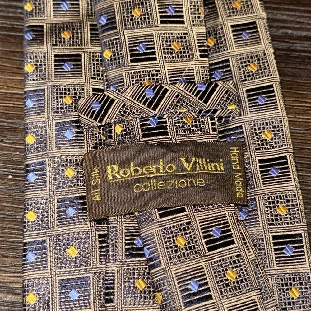 Roberto Vilini Silk Pattern Tie